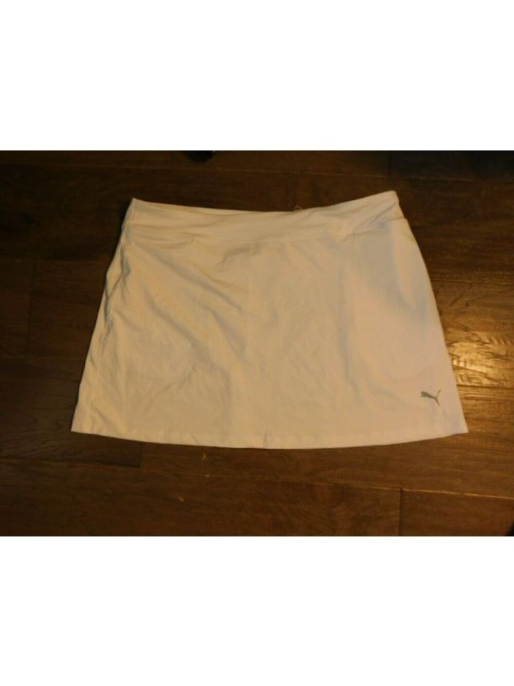 Puma Size L Large White UPF 40 Tennis Pickleball Skirt NWT $55